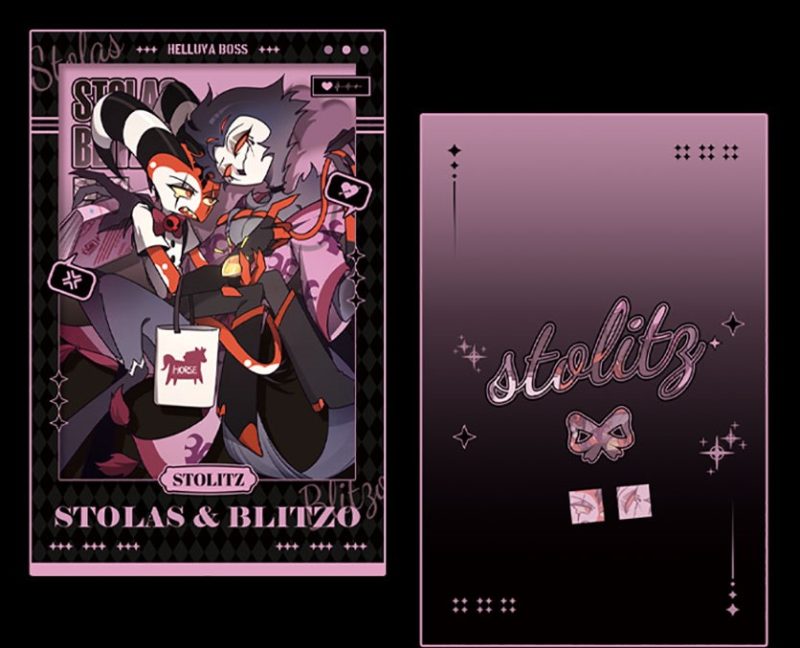 [Helluva Boss]Stolitz & Blitzo Foil Polaroid